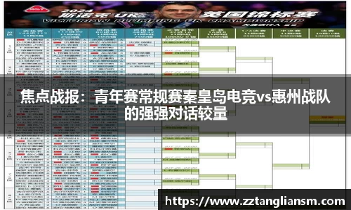 焦点战报：青年赛常规赛秦皇岛电竞vs惠州战队的强强对话较量